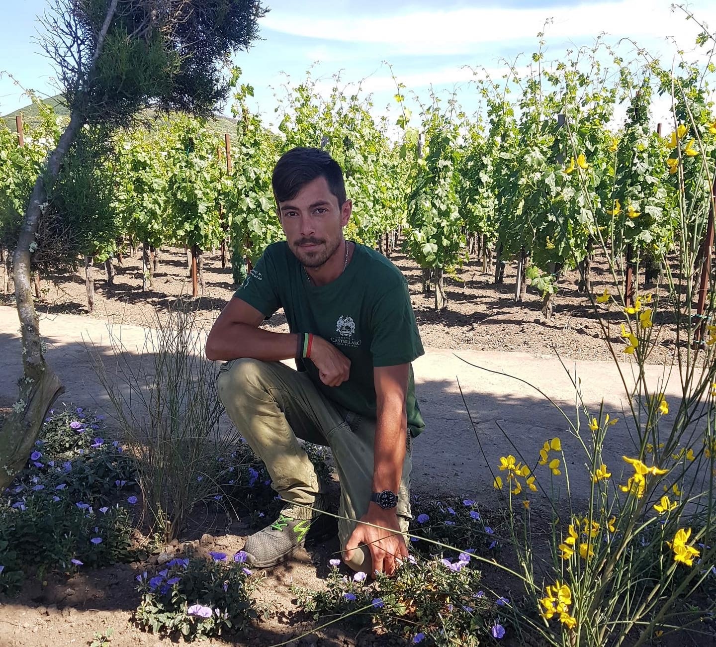 Alessio and the landscaping of the Estate